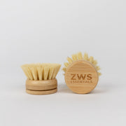 ZeroWasteStore.com Long Handle Dish Brush Scrub Brushes Light Gray Replacement Head Only