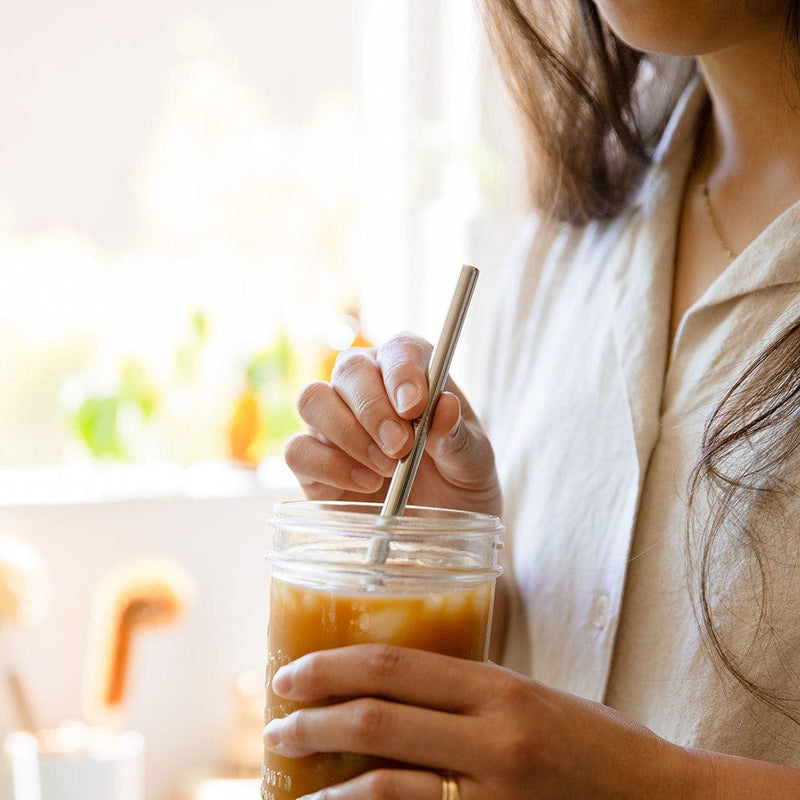 ZeroWasteStore.com Stainless Steel Straw - Straight, Bent, or Boba Style Drinking Straws & Stirrers White Smoke Straight / Stainless,Straight / Black,Straight / Gold,Straight / Rose Gold,Straight / Rainbow,Straight / Straight 5-Pack,Bent / Stainless,Bent / Black,Bent / Gold,Bent / Rose Gold,Bent / Rainbow,Bent / Bent 5-Pack,Boba / Stainless,Boba / Black,Boba / Gold