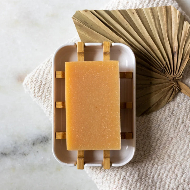 ZeroWasteStore.com Soap Bar - 4oz, Face and Body, 8 Scent Options, All Natural Bar Soap, Vegan, Plastic Free Bar Soap Lavender Turmeric