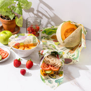 ZeroWasteStore.com Beeswax Wraps – Plastic-Free Food Storage Food Wraps White Smoke Veggies / 3-Pack Assorted,Veggies / 3-Pack Medium,Veggies / 3-Pack Large,Veggies / Bread Wrap