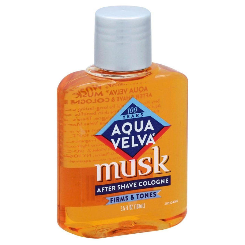 Aqua Velva Aqua Velva After Shave Musk Scent 3.5 Oz After Shave Chocolate