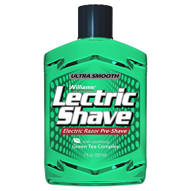 Williams Williams Lectric Shave Pre-Shave, Original 7 Oz Pre-Shave Medium Sea Green