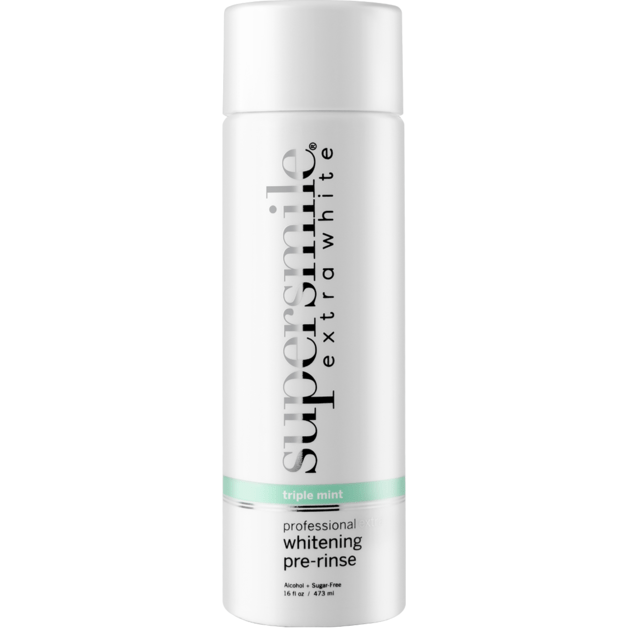 Supersmile Supersmile Professional Extra Whitening Pre-Rinse Triple Mint 16.0 oz Whitening Pre-Rinse Light Gray