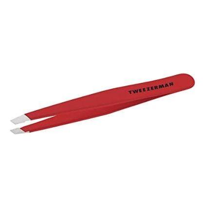 Tweezerman Tweezerman Fresh & Fruity Mini Slant Tweezer Series Red Tweezers White Smoke