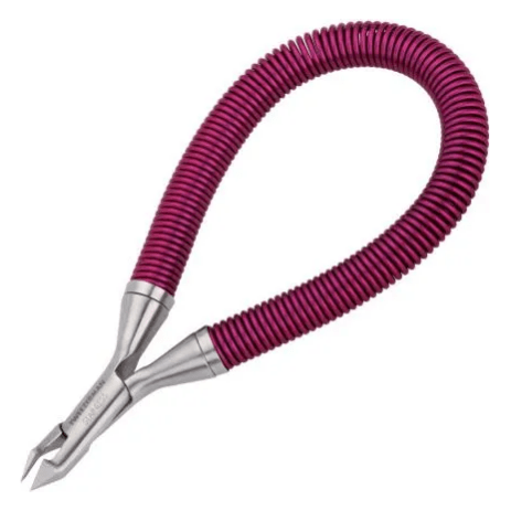 Tweezerman Tweezerman Grip And Snip Spiral Spring Cuticle Nipper Purple Cuticle Nipper Brown