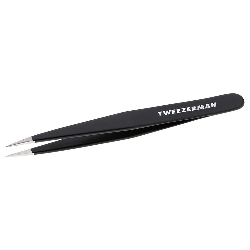Tweezerman Tweezerman Point Stainless Tweezer In Colors Black #1241 Tweezers Dark Slate Gray