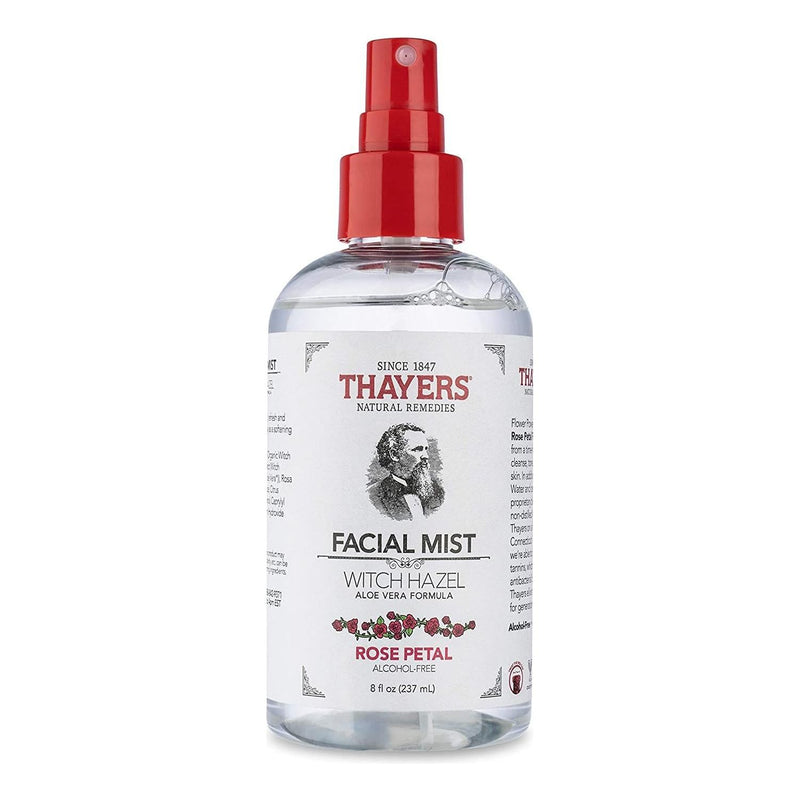Thayers Thayers Rose Petal Witch Hazel Facial Mist Toner 8 Oz Facial Mist Toner Light Gray