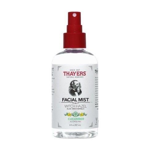 Thayers Thayers Natural Remedies Witch Hazel Facial Mist Toner Cucumber 8 Oz Facial Mist Toner Light Gray