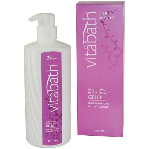 Vitabath Vitabath Moisturizing Bath & Shower Gelee, Plus Dry Skin 21 oz Bath & Shower Gel Pale Violet Red