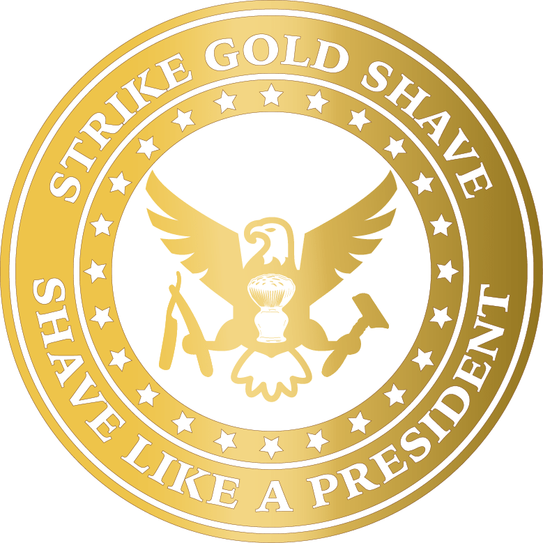 Strike Gold Shave Strike Gold Shave TAFT Shaving Collection Shaving Set Sandy Brown Aftershave 3.4 oz