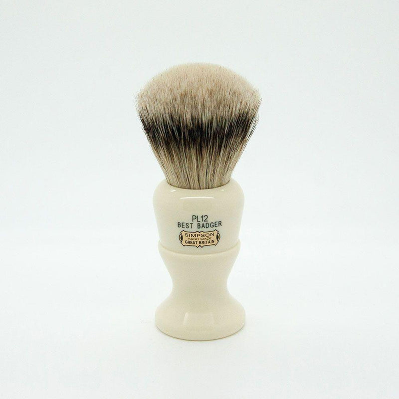 Simpsons Simpsons Polo Pl12 Best Badger Shaving Brush Shaving Brush Beige