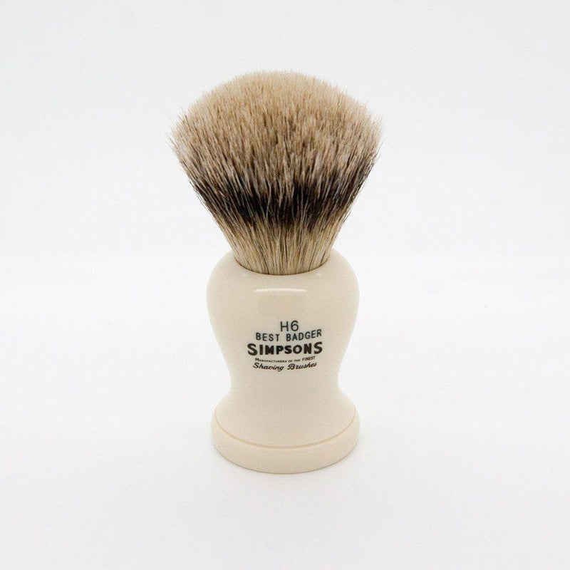Simpsons Simpsons Harvard H6 Best Badger Shaving Brush Shaving Brush Beige