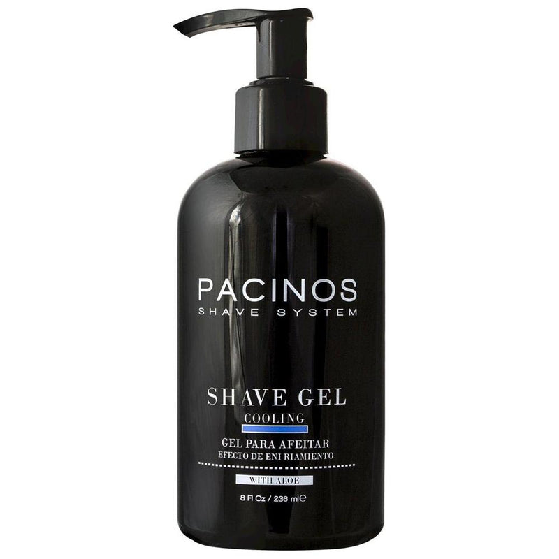 Pacinos Pacinos Shave System Shave Gel Cooling 8 Oz Shave Gel Black