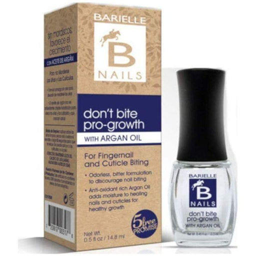 Barielle Barielle Don'T Bite Pro-Growth With Argan Oil 0.45 Oz Nail Care Product Rosy Brown
