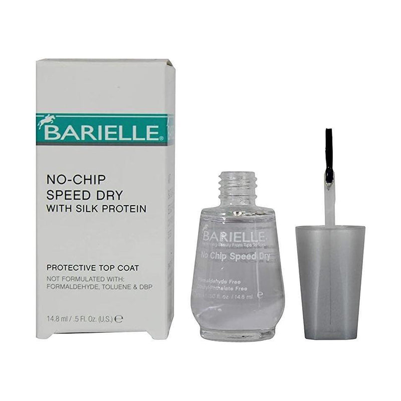 Barielle Barielle No-Chip Speed Dry, With Silk Protein Protective Top Coat 0.5 Oz Nail Polish Gray
