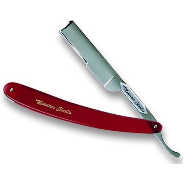 Personna Personna Monsieur Charles Platinum Double Edge Shaving Straight Razor 800 Straight Razor Light Gray