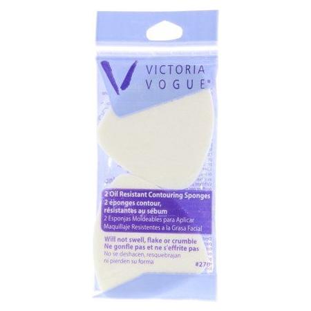 Victoria Vogue Victoria Vogue  Oil Resistant Contours 2 Ct Makeup Tools Light Gray