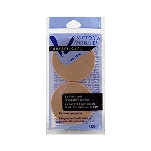 Victoria Vogue Victoria Vogue 2 Oil Resistant Round Sponges Cosmetic Sponges Light Slate Gray