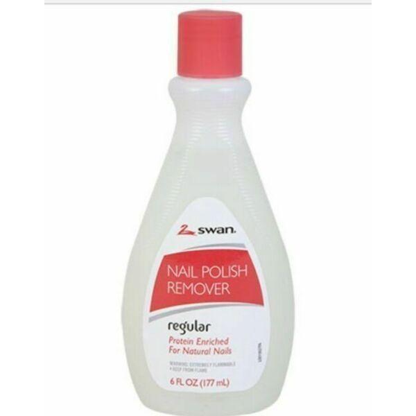 Swan Swan Nail Polish Remover Protein Enriched For Natural Nails 6 oz Nail Polish Remover Light Gray