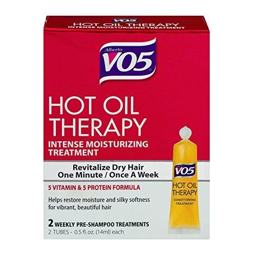 Alberto VO5 Vo5 Hot Oil Therapy Intense Moisturizing Treatment 2 Count Hair Treatment Firebrick