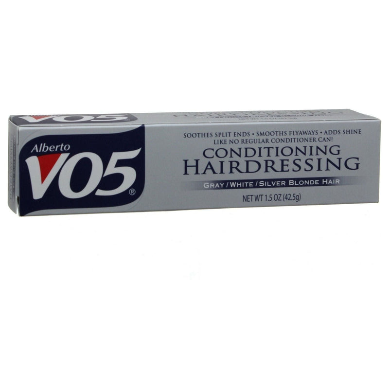 Alberto VO5 VO5 Conditioning Hairdressing Gray or White or Silver Blonde Hair 1.5 Oz Hairdressing Light Slate Gray