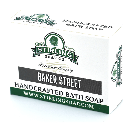 Stirling Soap Co Stirling Soap Co. Baker Street Bath Soap 5.5 Oz Bath Soap White Smoke