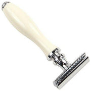 Parker Parker 111W White Resin Handle Safety Razor Safety Razor Antique White