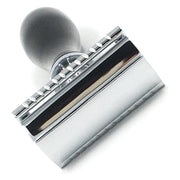 Parker Parker 111B Black Resin Handle Safety Razor Safety Razor Light Gray