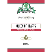 Stirling Soap Co Stirling Soap Co. Queen of Hearts Shaving Collection Shaving Set Maroon Aftershave Splash 3.3oz