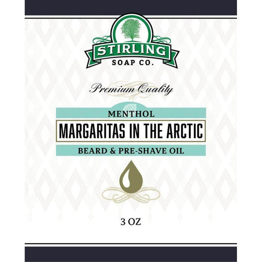 Stirling Soap Co Stirling Soap Co. Margaritas In The Arctic Beard & Preshave Oil 3 Oz Beard & Preshave Oil White Smoke