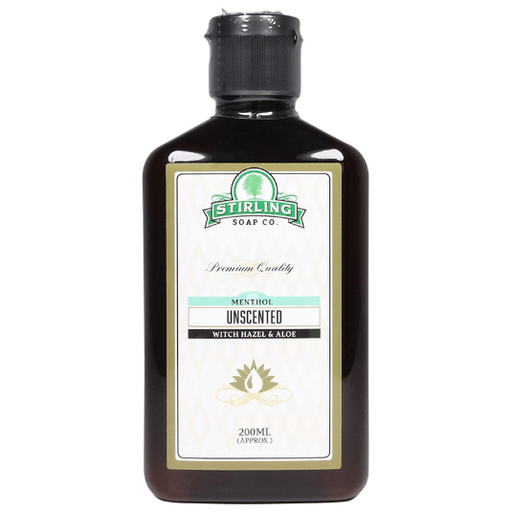 Stirling Soap Co Stirling Soap Co. Unscented with Menthol Witch Hazel & Aloe 200 ml Shaving Soap Beige