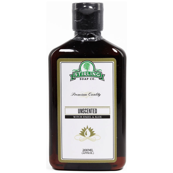 Stirling Soap Co Stirling Soap Co. Unscented  Witch Hazel & Aloe 200 ml Skin Care Black
