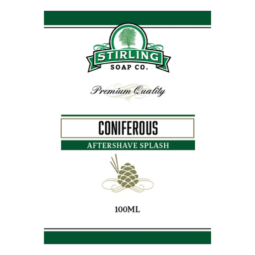 Stirling Soap Co Stirling Soap Co. Coniferous Shaving Collection Shaving Set Dark Slate Gray Aftershave 3.3oz