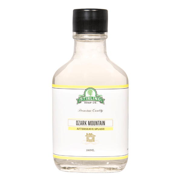 Stirling Soap Co Stirling Soap Co. Ozark Mountain Shaving Collection Shaving Set Beige Aftershave Splash 3.3oz