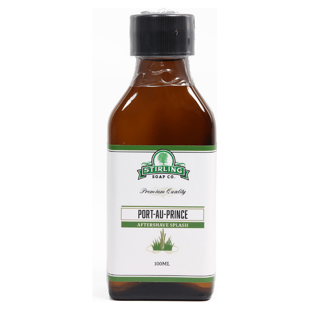 Stirling Soap Co Stirling Soap Co. Port-au-Prince Shaving Collection Shaving Set Light Gray Aftershave Splash 3.3oz