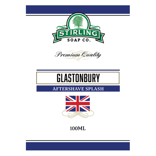 Stirling Soap Co Stirling Soap Co. Glastonbury Shaving Collection Shaving Set Dark Slate Gray Aftershave Splash 3.4oz