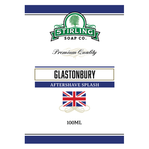Stirling Soap Co Stirling Soap Co. Glastonbury Shaving Collection Shaving Set Dark Slate Gray Aftershave Splash 3.4oz