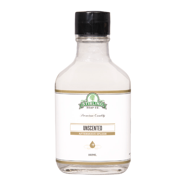 Stirling Soap Co Stirling Soap Co. Unscented Shaving Collection Shaving Set Antique White Aftershave Splash 3.3oz