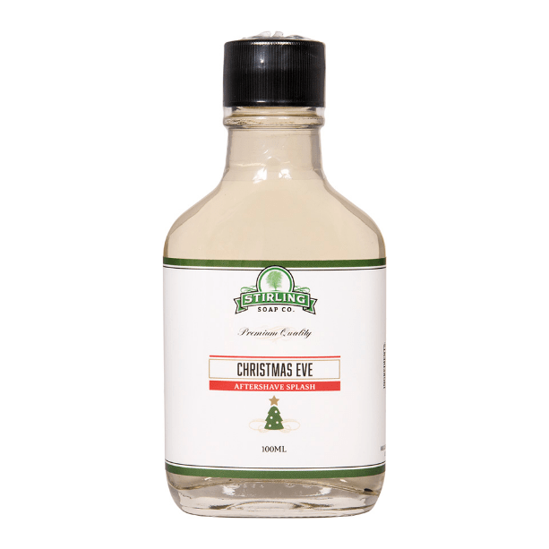 Stirling Soap Co Stirling Soap Co. Christmas Eve Shaving Collection Shaving Set Antique White Aftershave Splash 3.4oz