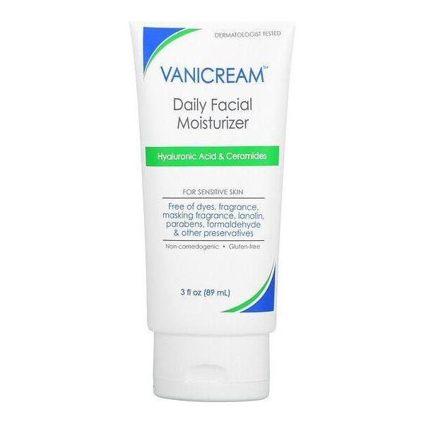 Vanicream Vanicream Daily Facial Moisturizer for Sensitive Skin 3 fl oz Facial Moisturizer White Smoke