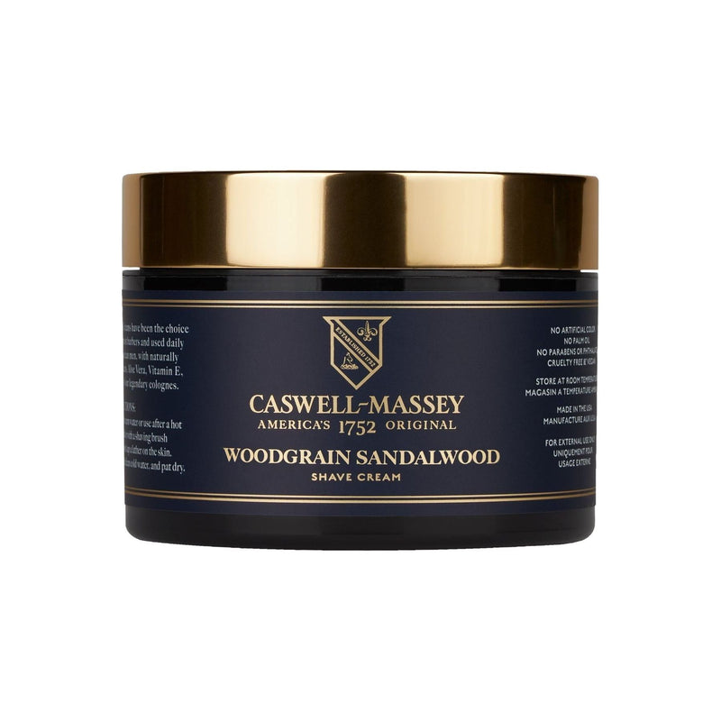Caswell Massey Caswell Massey Woodgrain Sandalwood Shave Cream Collection Shaving Cream Dark Slate Gray 8 oz