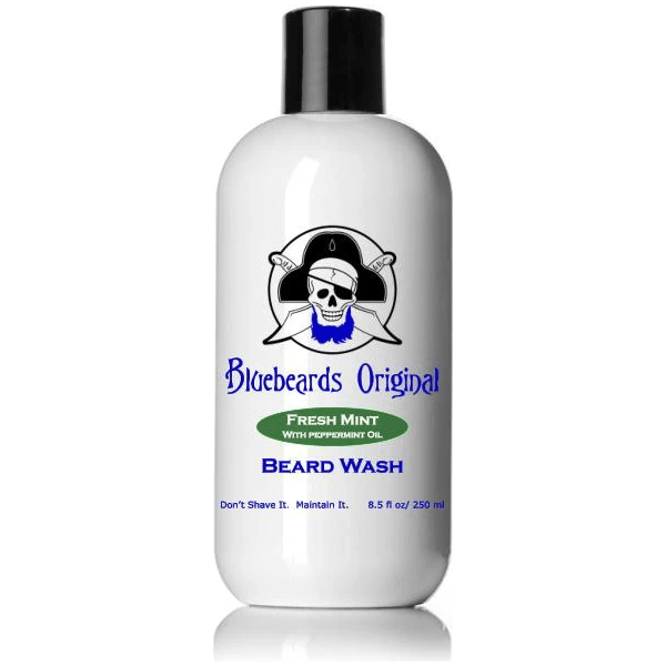 Bluebeards Bluebeards Original Beard Wash for Men, Fresh Mint, 8.5 Oz Beard Wash Light Gray