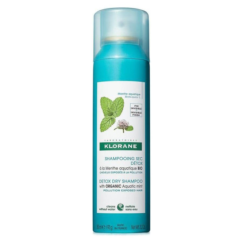 Klorane Klorane Detox Dry Shampoo With Organic Aquatic Mint 3.2oz Dry Shampoo Dark Cyan