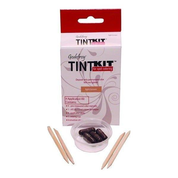 GodefroyBeauty Godefroy Tint Kit Light Brown - 4 Application Kit Hair Color Kit Thistle