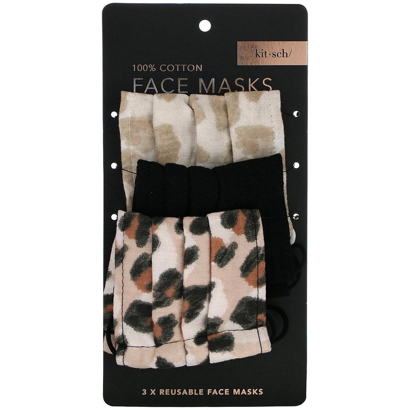 KITSCH KitSch Face Masks Mixed Face Masks Black