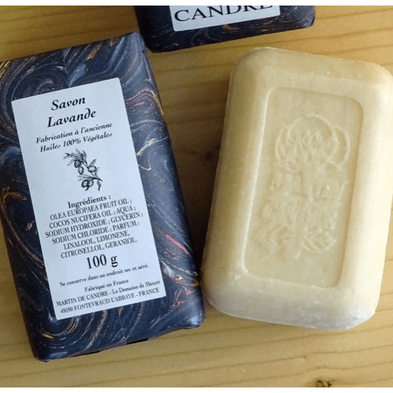 Martin de Candre Martin de Candre Single Solid Soap Collection 100g - 250g Bar Soap Rosy Brown Lavender / 100g