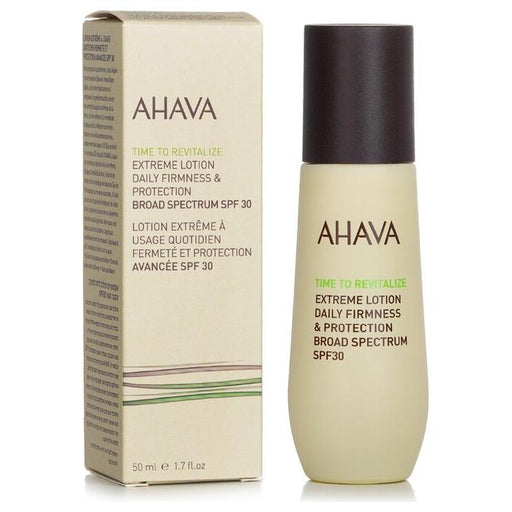 Ahava Ahava Time To Revitalize Extreme Lotion Daily Firmness & Protection SPF 30 1.7oz Lotion Light Gray