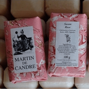 Martin de Candre Martin de Candre Single Solid Soap Collection 100g - 250g Bar Soap Slate Gray Rose / 100g