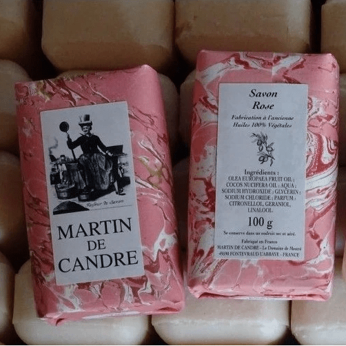 Martin de Candre Martin de Candre Single Solid Soap Collection 100g - 250g Bar Soap Slate Gray Rose / 100g