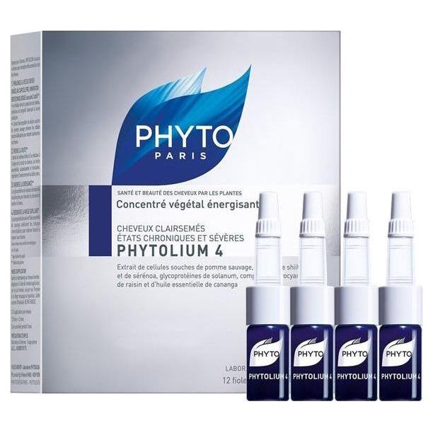 Phyto Phyto Phytolium 4 Energizing Botanical Concentrate 12 x 0.118 Oz Hair Care Product Light Gray